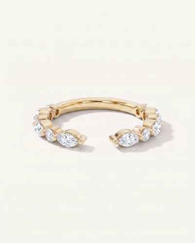 Cole Round And Marquise Diamond Open Band