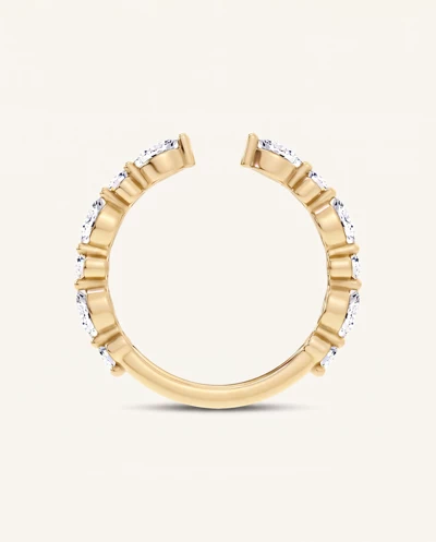 Cole Round And Marquise Diamond Open Band