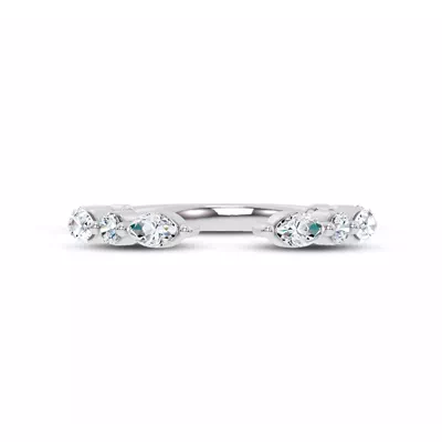Cole Round And Marquise Diamond Open Band