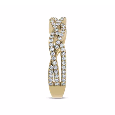 Braided Pavé Lab Diamond Band