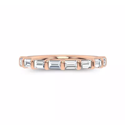 Baguette Lab Diamond Half Band (.50 ct. tw.)