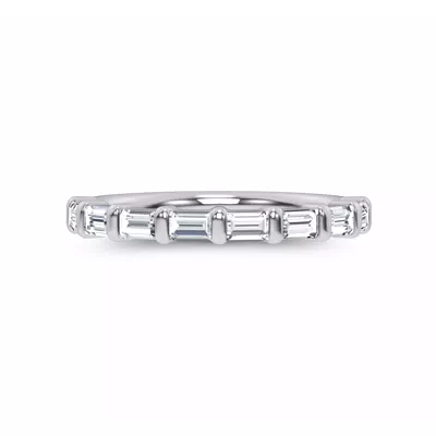 Baguette Lab Diamond Half Band (.50 ct. tw.)