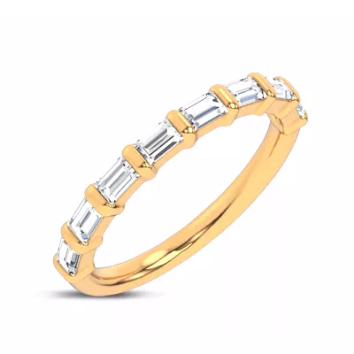 Baguette Lab Diamond Half Band (.50 ct. tw.)