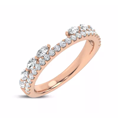 Ouvre Marquise Wrap Pavé Lab Band