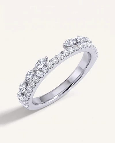 Ouvre Marquise Wrap Pavé Band