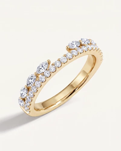 Ouvre Marquise Wrap Pavé Band