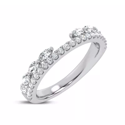 Ouvre Marquise Wrap Pavé Lab Band