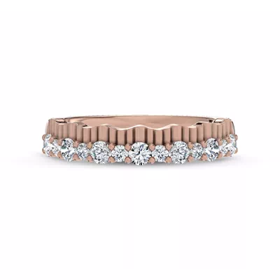 Scalloped Pavé Lab Diamond Band (0.50 ct. tw.)
