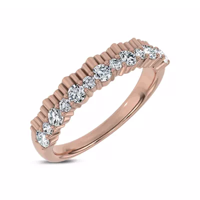 Scalloped Pavé Lab Diamond Band (0.50 ct. tw.)
