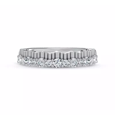 Scalloped Pavé Lab Diamond Band (0.50 ct. tw.)