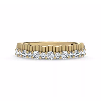 Scalloped Pavé Lab Diamond Band (0.50 ct. tw.)