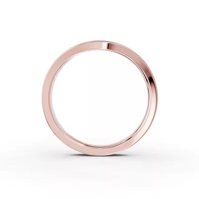 Boda Curved Wedding Band (2mm)