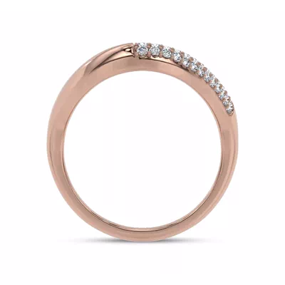 Arc Pavé Diamond Band