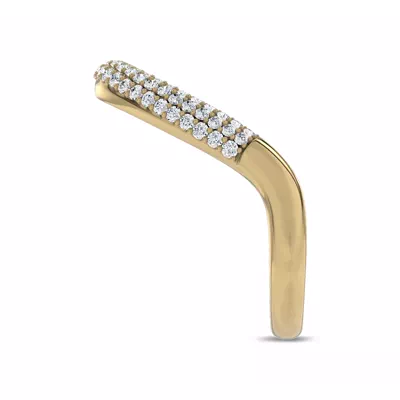 Arc Pavé Lab Diamond Band