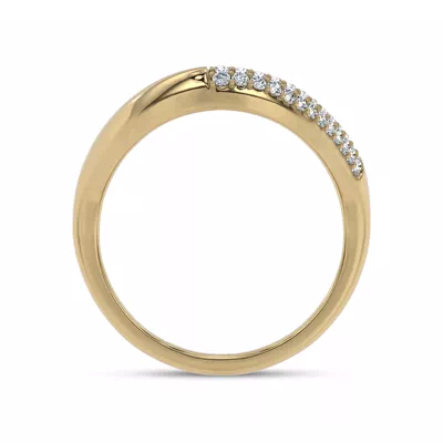 Arc Pavé Diamond Band