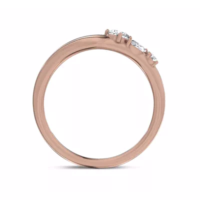 Cressa Curved Lab Diamond Band