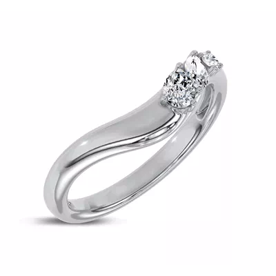 Cressa Curved Diamond Band