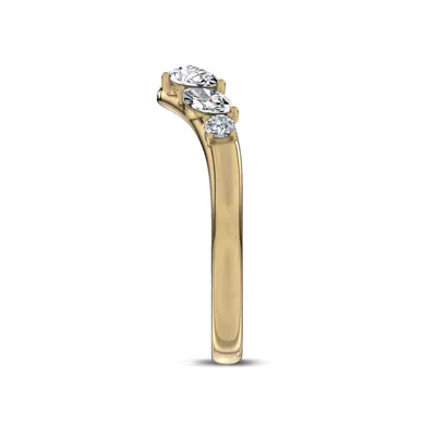 Cressa Curved Lab Diamond Band