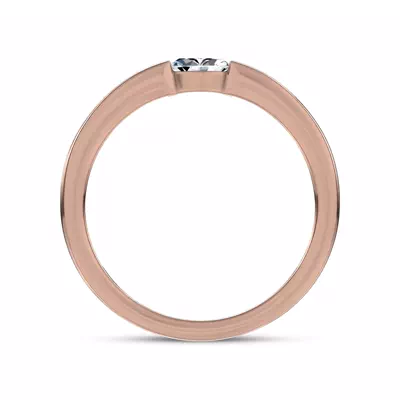 Floating Marquise Diamond Stackable Ring