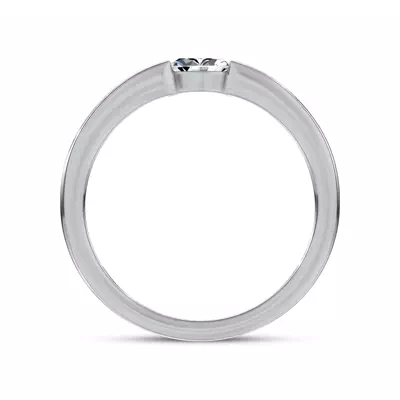 Floating Marquise Lab Diamond Stackable Ring