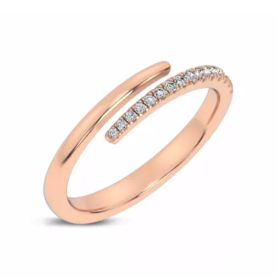 Whisper Wrap Pavé Ring