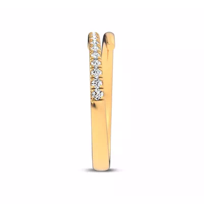 Whisper Wrap Lab Pavé Ring