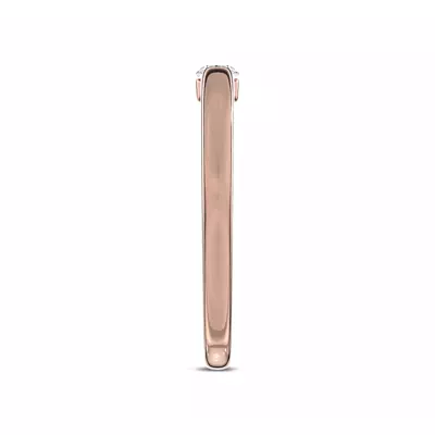 Floating Round Diamond Stackable Ring