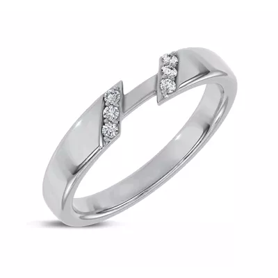 Versant Open Pavé Lab Diamond Band