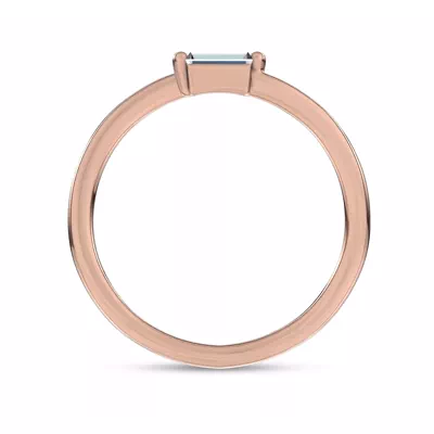 Staccato Baguette Lab Diamond Band by Christian Siriano
