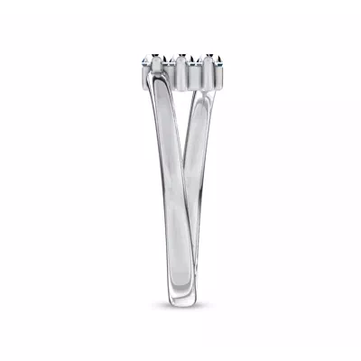 Staccato Baguette Lab Diamond Band by Christian Siriano
