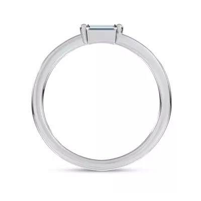 Staccato Baguette Lab Diamond Band by Christian Siriano