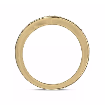 Strata Curved Pavé Lab Diamond Band