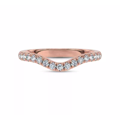 Linda Curved Pavé Lab Diamond Band (2mm)
