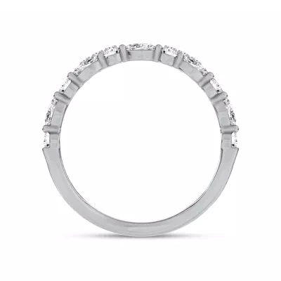 Marquise & Round Lab Diamond Enhancer Band