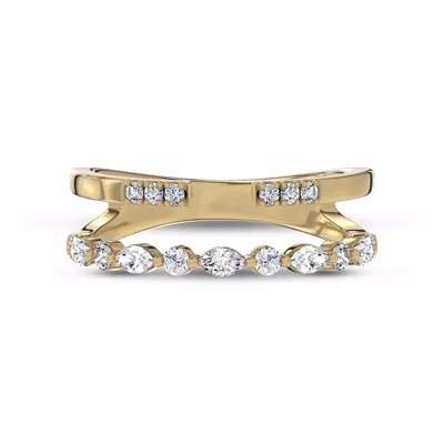 Marquise & Round Diamond Enhancer Band