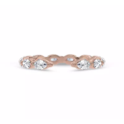 Ouvre Marquise Diamond Open Eternity Band