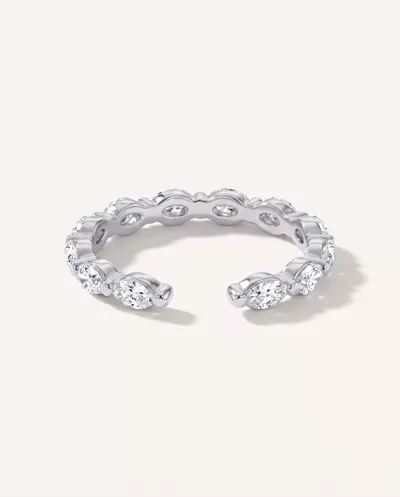 Ouvre Marquise Lab Diamond Open Eternity Band