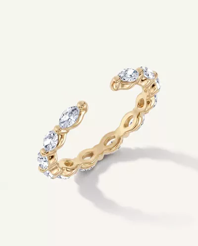 Ouvre Marquise Diamond Open Eternity Band