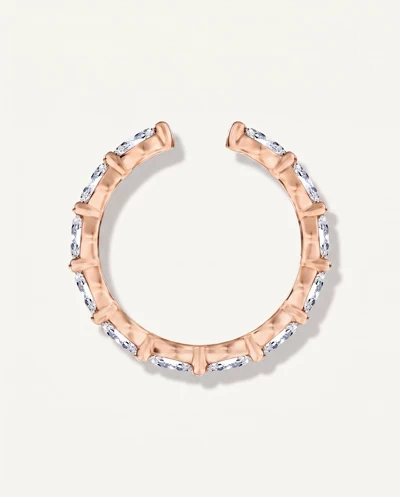 Ouvre Marquise Lab Diamond Open Eternity Band