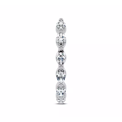 Ouvre Marquise Diamond Open Eternity Band