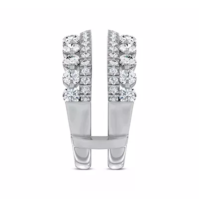 Dual Pavé Diamond Enhancer Band