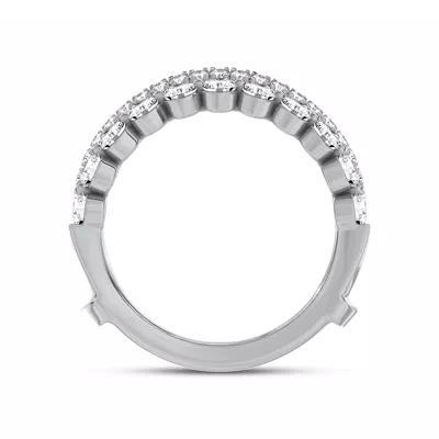 Dual Pavé Diamond Enhancer Band