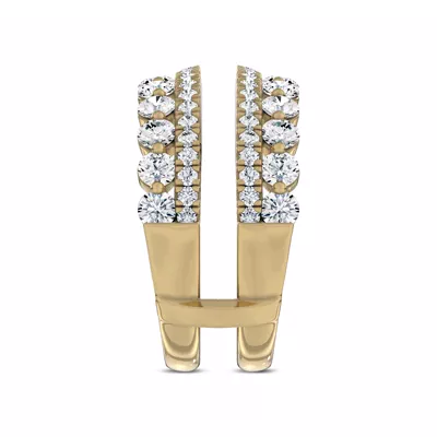 Dual Pavé Diamond Enhancer Band
