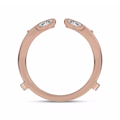 Marquise Vine Lab Diamond Enhancer Band