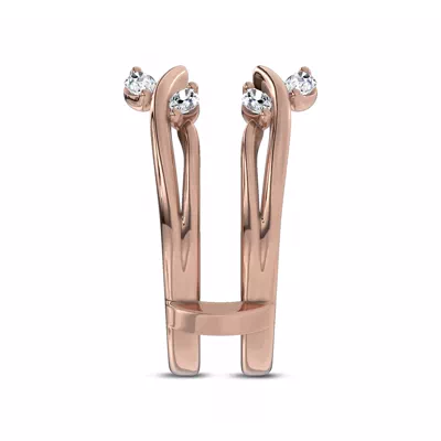 Marquise Vine Lab Diamond Enhancer Band