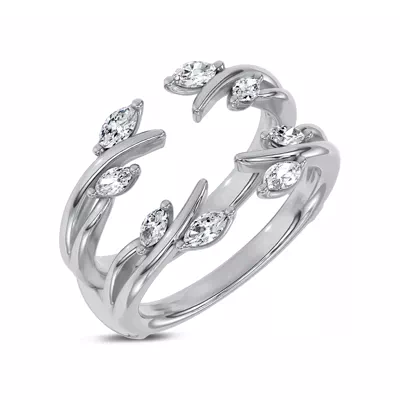 Marquise Vine Diamond Enhancer Band