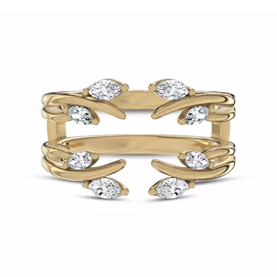 Marquise Vine Lab Diamond Enhancer Band