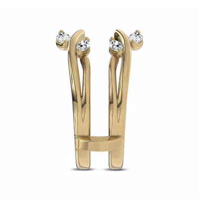 Marquise Vine Lab Diamond Enhancer Band