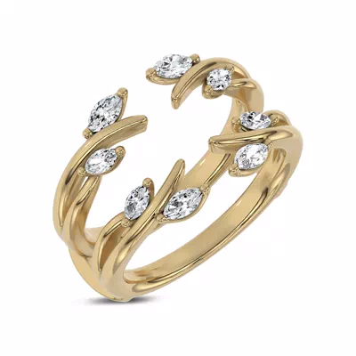 Marquise Vine Diamond Enhancer Band