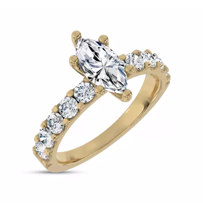 Jules Classic Lab Engagement Ring (.90ct. tw.)